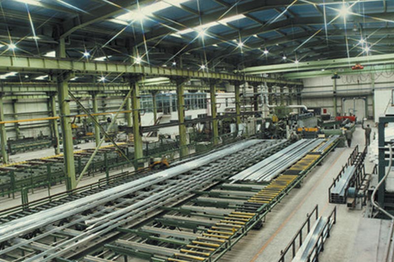 延吉铝业型材生产线